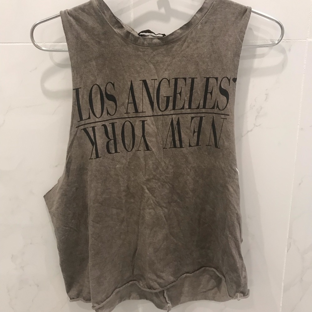 Brandy Melville Sleeveless Muscle Tank Top